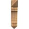 Ekena Millwork Merced Arts & Crafts Rough Sawn Bracket, Western Red Cedar, 6"W x 20"D x 28"H BKT06X20X28MRC03RWR - alternate 2